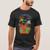 Blast From The Past Dinosaurs Alien Tシャツ (正面)