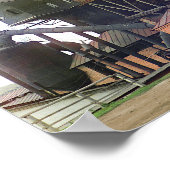 Blast Furnaces - 1910ヴィンテージカラーフォトポスター ポスター (角)