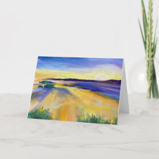 「Blast of Sunrays」ノートカー空白のド サンキューカード