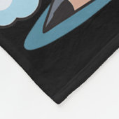 Blast Off Into 1st Grade First Day Of School フリースブランケット (角)