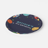 Blast Off! Outer Space Birthday Party ペーパープレート (アングル)