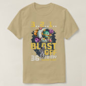 Blast Off To My 36th Solar Orbit, 36th Birthday As Tシャツ (デザイン正面)