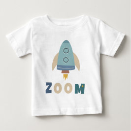 Blast Off Zoom First Trip のまわりに the Sun ベビーTシャツ