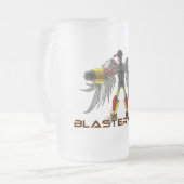 Blastermannのパイントガラス フロストグラスビールジョッキ (正面左)