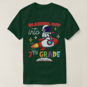 Blasting Off Into 7th Grade Day Back To School Roc Tシャツ (デザイン正面)