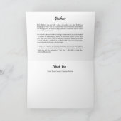 Blathers TCHS Thank You カード (内部)