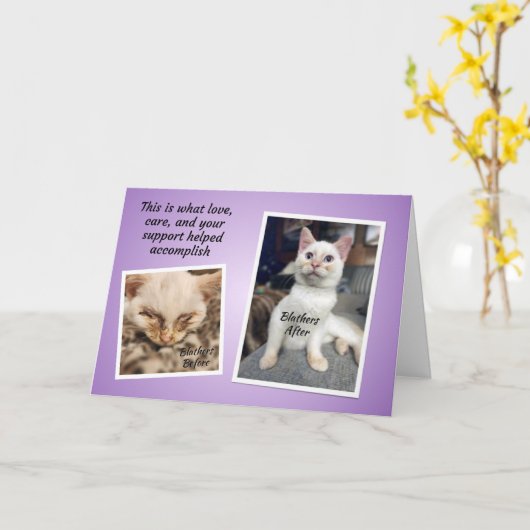 Blathers TCHS Thank You カード (黄色い花)