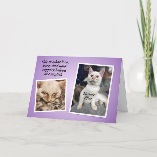 Blathers TCHS Thank You カード (正面)