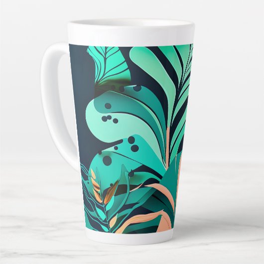 Blätter カフェラテマグ (左アングル)