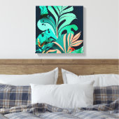Blätter キャンバスプリント (インサイチュ (寝室))