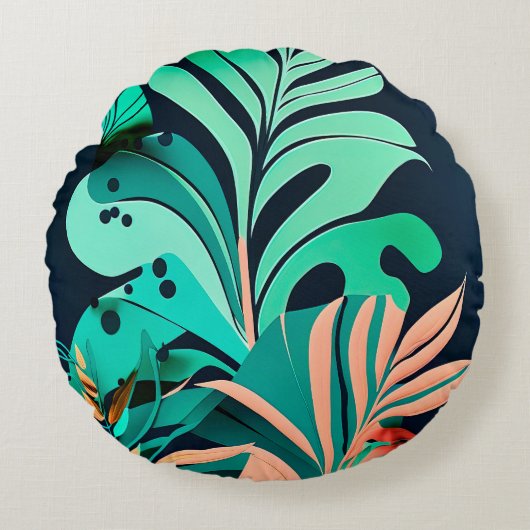 Blätter ラウンドクッション (正面)