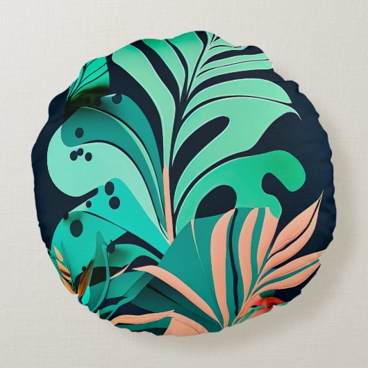 Blätter ラウンドクッション (裏面)