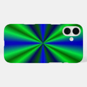 blau grün Regenbogen Case-Mate iPhoneケース (裏面 (横))