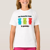 Blau, grüne und rote Gummibärchen Abbildung Tシャツ (正面)