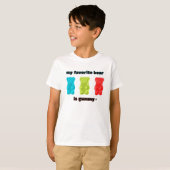 Blau, grüne und rote Gummibärchen Abbildung Tシャツ (正面フル)