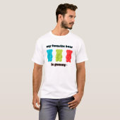 Blau, grüne und rote Gummibärchen Abbildung Tシャツ (正面フル)