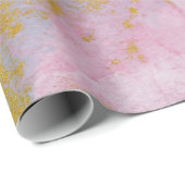 blau-rosa Wasserfarbe Watercolor ラッピングペーパー (ロールコーナー)