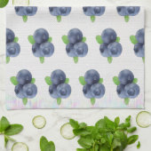 Blaubeeren Geschirrtuch キッチンタオル (折り畳み)