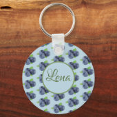 Blaubeeren personalisiert  キーホルダー (正面)