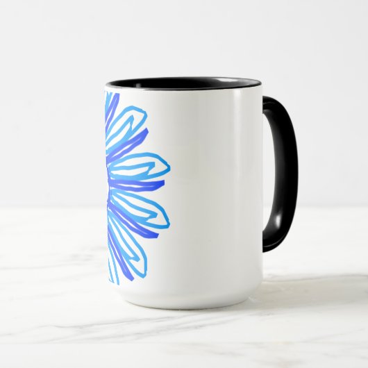 blaue Blume マグカップ (正面右)