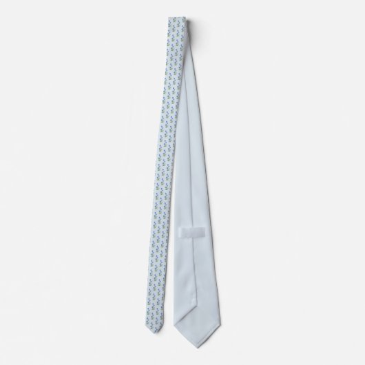 Blaue Blumen ネクタイ (裏面)