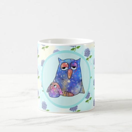 Blaue Eule コーヒーマグカップ (中央)