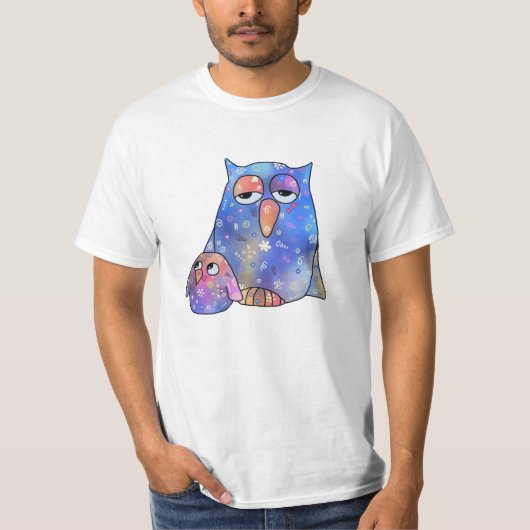 Blaue Eule Tシャツ (正面)