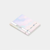 blaue Girlande Post-it Klebezettel ポストイット (アングル)