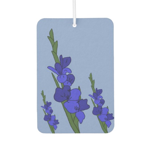Blaue Gladiole  カーエアーフレッシュナー (正面)