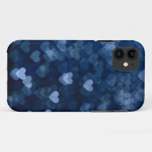 blaue Herzen Case-Mate iPhoneケース (裏面(横))