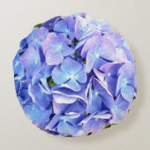 Blaue Hortensie ラウンドクッション (裏面)