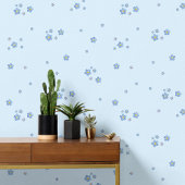 Blaue Vergissmeinnicht Blüten - Aquarell-Design  壁紙