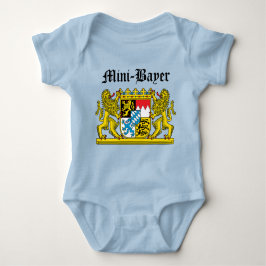 Blauer Bubenstrampler für Mini-Bayer ベビーボディスーツ