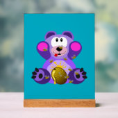 Blauer Honig Bär アクリルサイン (ニュートラル)