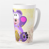 Blauer Honig Bär カフェラテマグ (右アングル)