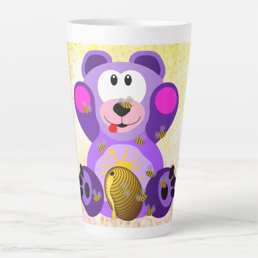 Blauer Honig Bär カフェラテマグ (正面)