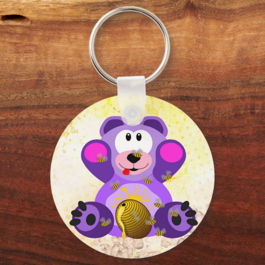 Blauer Honig Bär キーホルダー (裏面)