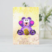 Blauer Honig Bär サンキューカード (スタンド正面)