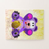 Blauer Honig Bär ジグソーパズル (横)