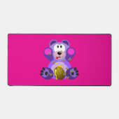 Blauer Honig Bär デスクマット (正面)