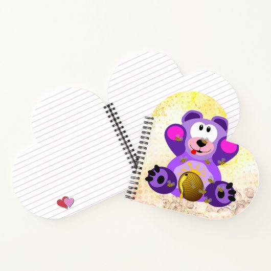 Blauer Honig Bär ノートブック (内部)