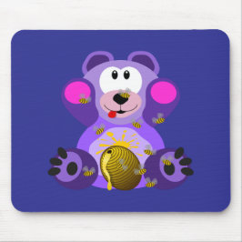 Blauer Honig Bär マウスパッド