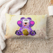 Blauer Honig Bär ランバークッション (ブランケット)