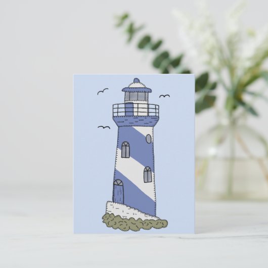 blauer Leuchturm ポストカード (スタンド正面)