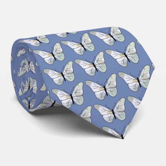 Blauer Schmetterling ネクタイ (ロール)