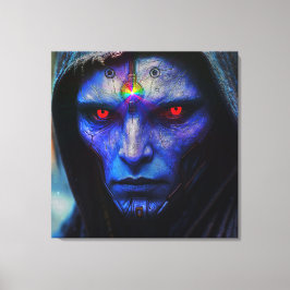 Blauer Wächter der Galaxy キャンバスプリント