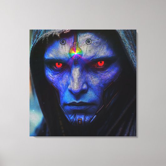 Blauer Wächter der Galaxy キャンバスプリント (正面)