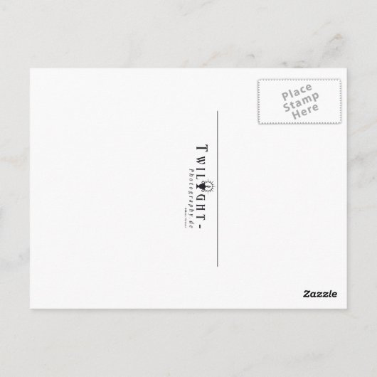 Blauer Weihnachtstraum ポストカード (裏面)