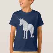 Blaues Einhorn Tシャツ (正面)