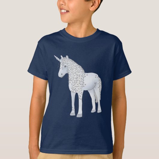 Blaues Einhorn Tシャツ (正面)